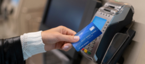 Pay terminal with a bank card